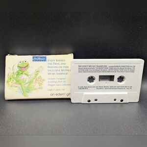 Vintage 1993 Jim Henson Records Muppet Music Sampler Cassette Eden Gift Promo